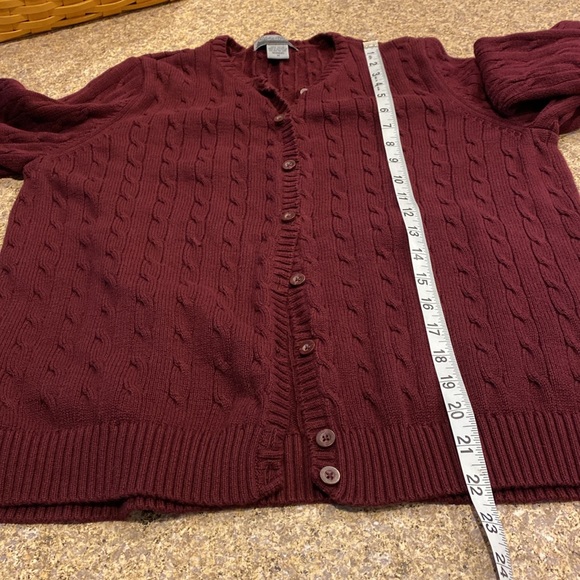 Eddie Bauer Cotton Button Cardigan Sweater Women’s Medium - Picture 6 of 11